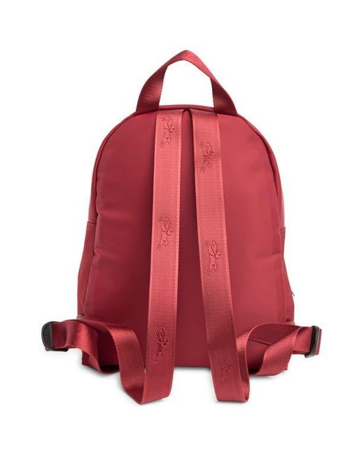 Longchamp Red Le Pliage Neo Small Backpack