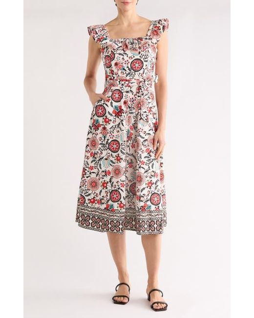3/4 sleeve fit and flare cocktail dress Women's V-Neck Fit & Flare Dress – Online Warehouse Sale main image 0