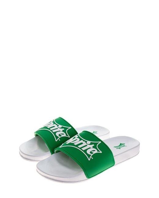 Coca Cola Green Sprite Slide Sandal for men