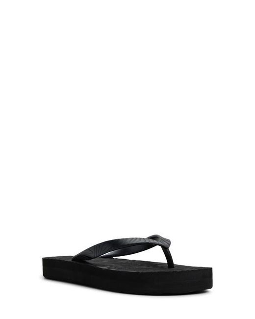 Roxy Black Beach Up Platform Flip Flop