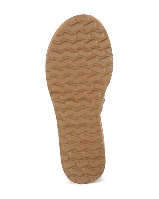 Diba True Brown Cloud Fall Wedge Sandal