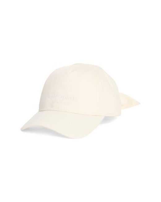 Kate Spade Natural Logo Bow Baseball Cap
