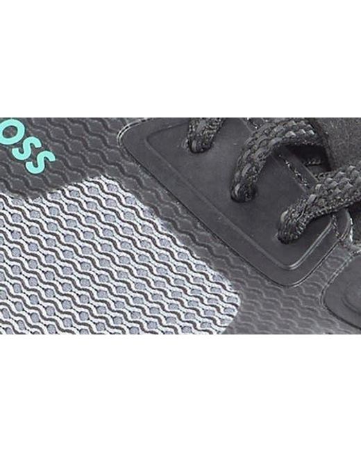 Boss White Jonah Trainer Sneaker for men