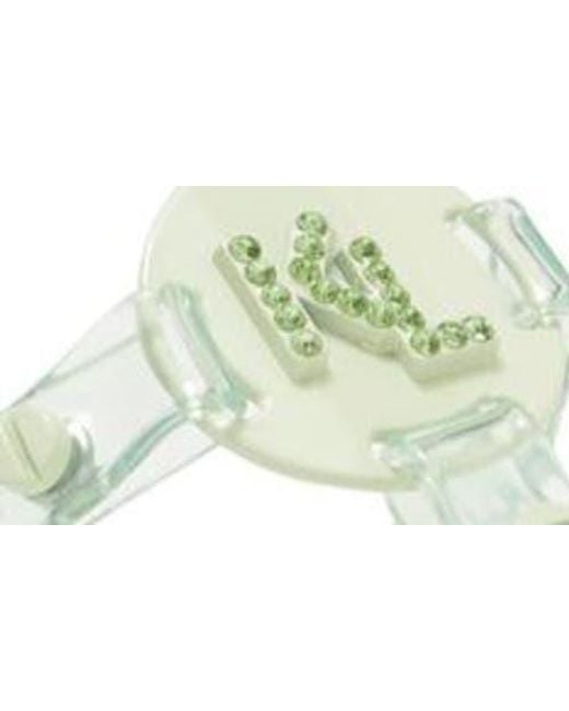 Karl Lagerfeld Green Wylda Clear Sandal