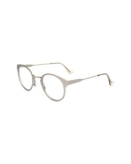 Retrosuperfuture Metallic 54Mm Round Optical Glasses