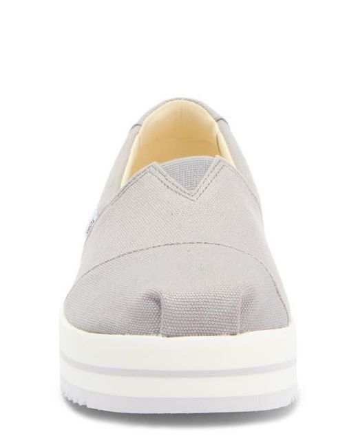 TOMS White Alp Fwd Mid Slip-On Sneaker