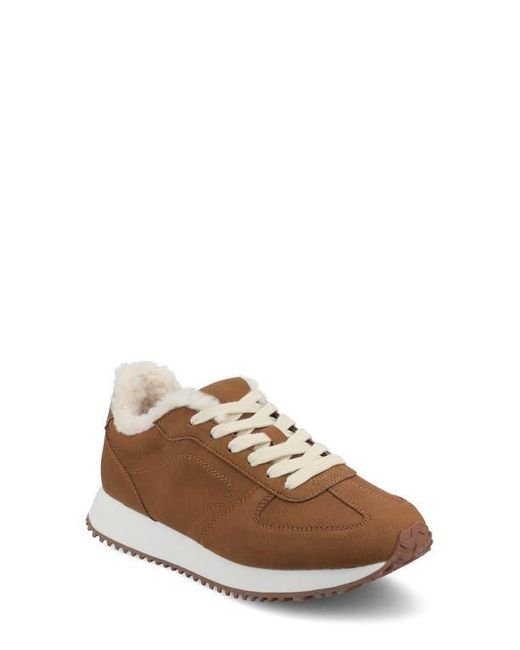 Journee Collection Brown Flow Casual Sneaker