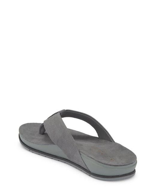 Reef Gray Ojai Suede Flip Flop for men
