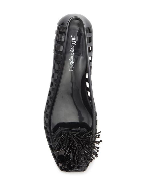 Jeffrey Campbell Black Urchinz Flat