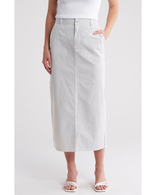 Vero Moda Multicolor Carly Stripe Midi Skirt