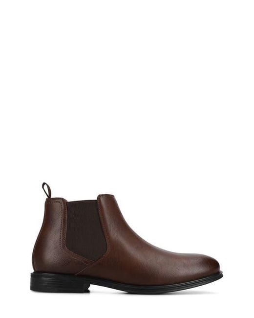 Vance Co. Brown Josiah Chelsea Boot for men