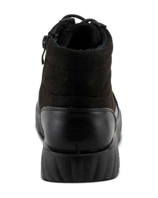 Flexus by Spring Step Black Sonata Lace-Up Bootie