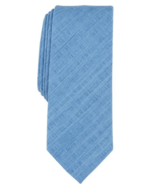 Original Penguin Blue Bradder Solid Tie for men