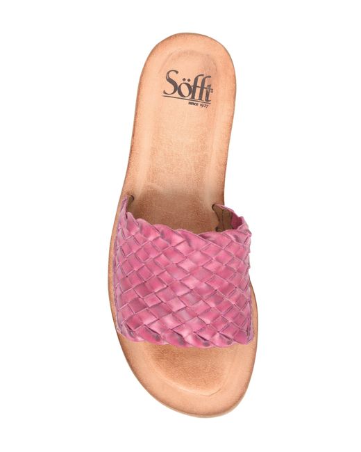 Söfft Pink Ardee Slide Sandal