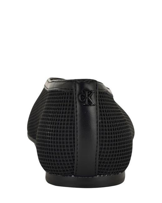 Calvin Klein Black Zinya Flat