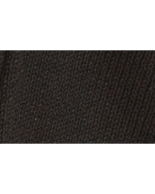 Max Studio Black Crochet Sleeve Crop Cardigan