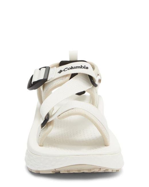 Columbia White Konos Elevate Sandal