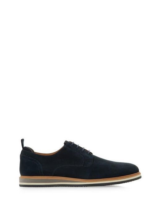 Dune Blue Bucatini Plain Toe Derby for men