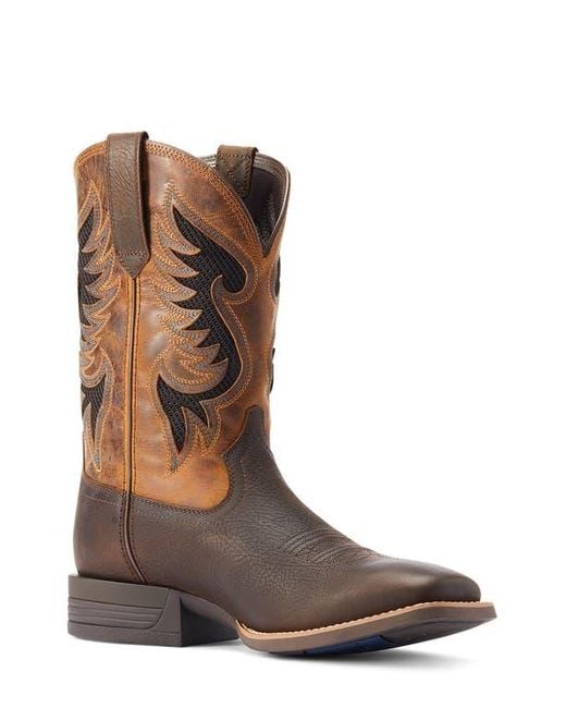 Ariat Brown Cowpuncher Venttek Western Boot for men
