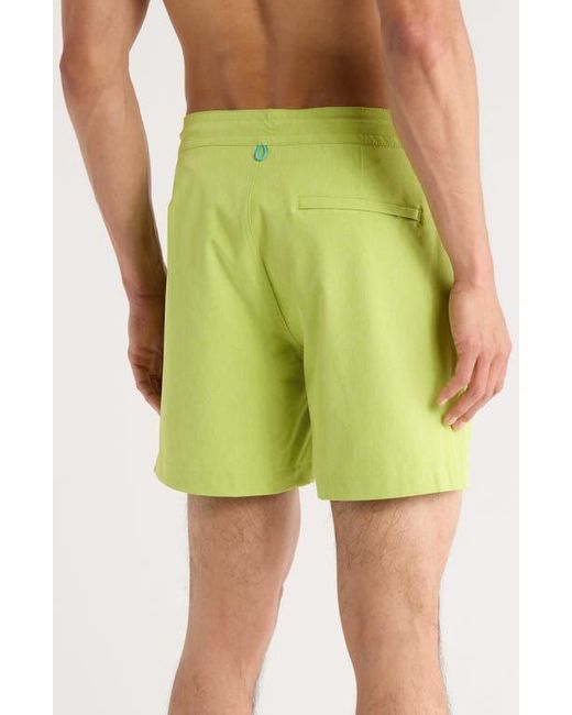 Tori Richard Green The Hidden Deep Swim Trunks for men