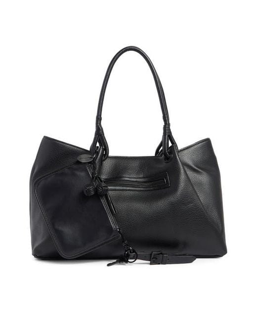 Steve Madden Black Dougie Tote Bag
