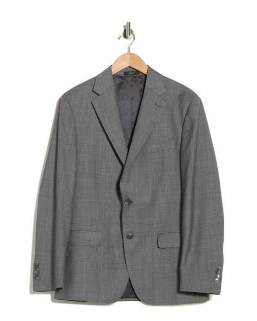 Vince Gray Two Button Notch Lapel Wool Suit Jacket for men