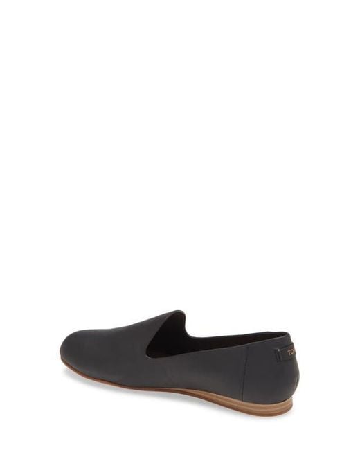TOMS Black Darcy Flat Loafer