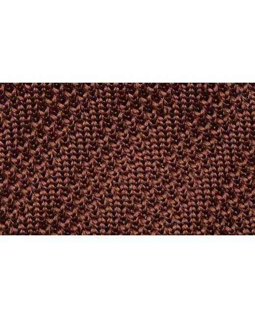 Paisley & Gray White Stanley Solid Knit Tie for men