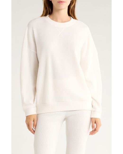 X By Gottex Natural Crewneck Sweatshirt