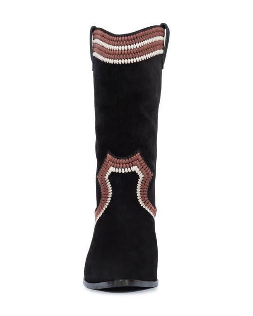 Bernardo Black Fremont Western Boot