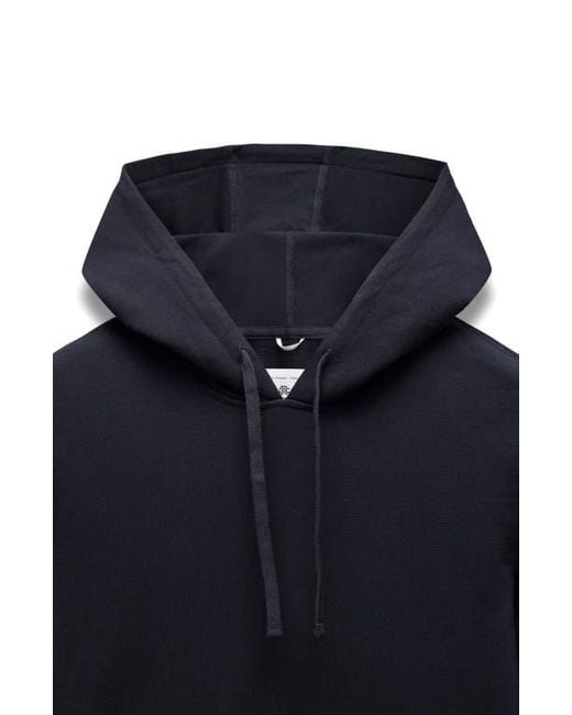 Reigning Champ Blue Lightweight Terry Pullover Hoodie for men