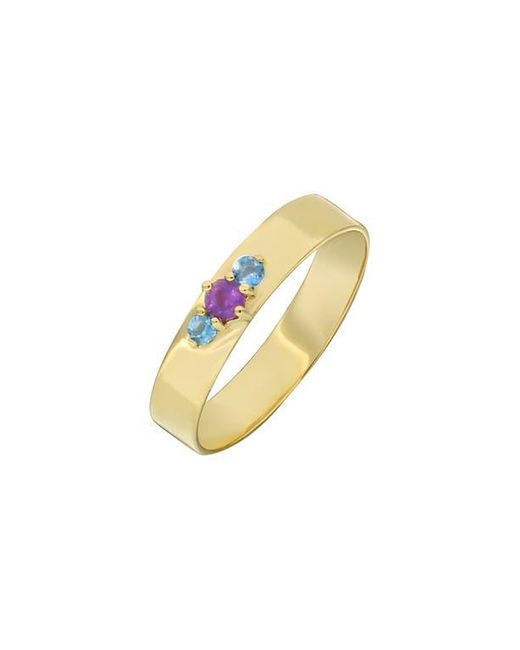 Bony Levy Metallic Color 14K Oval Pendant Ring