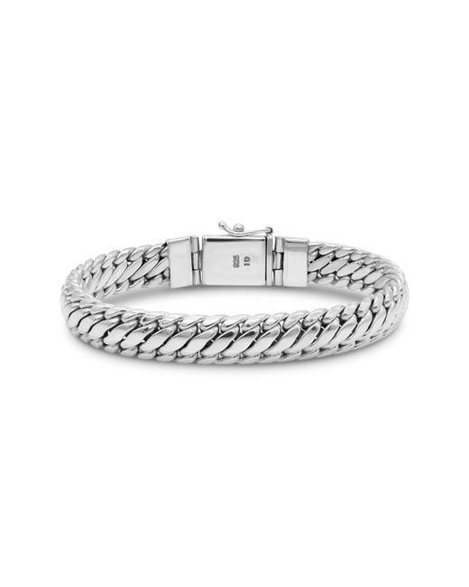 DEVATA Metallic Sterling Silver Chain Bracelet