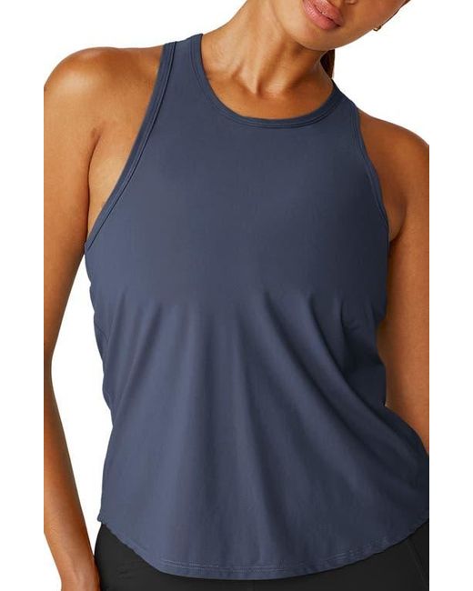 Beyond Yoga Blue Powerbeyond Lite Resilient Tank