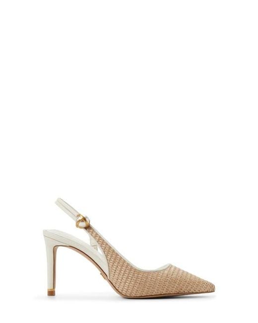 Ted Baker White Sadie Pointed Toe Slingback Pump