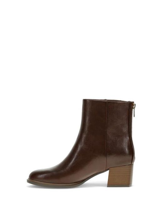 BareTraps Brown Bessie Block Heel Bootie