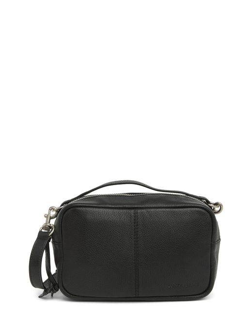 Lucky Brand Black Feyy Leather Crossbody Bag
