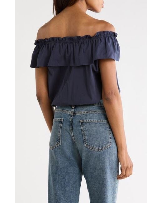Ramy Brook Blue Malaya Top