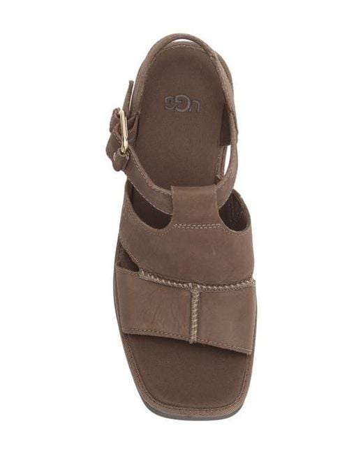 Ugg Brown New Heights Platform Sandal