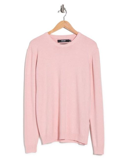 Xray Jeans Pink Crewneck Knitted Pullover Sweater for men