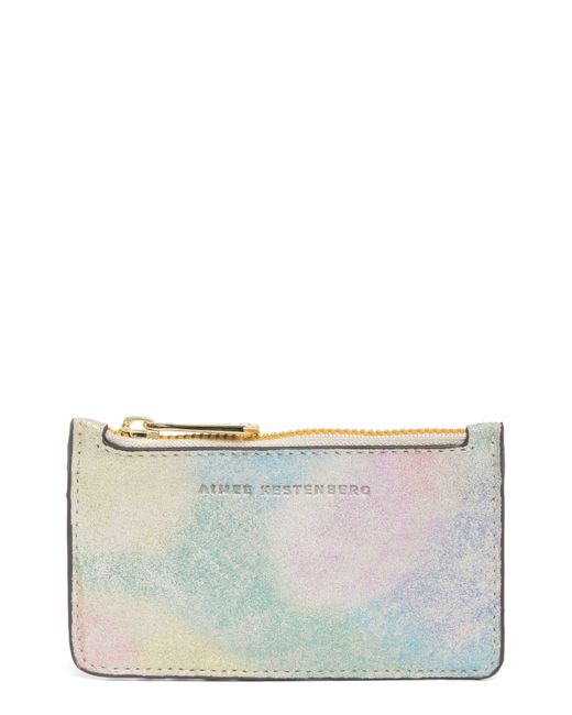 Aimee Kestenberg Gray Melbourne Leather Wallet