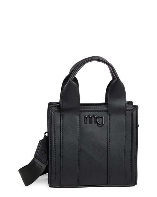 Madden Girl Black Mini Convertible Tote Bag