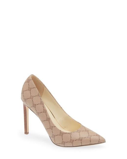 Nine West Women's Natural Tatiana Pointed Toe Pump