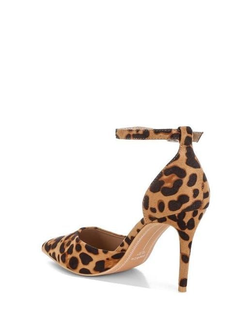 Rag & Co Brown Dolona Pointed Toe Pump
