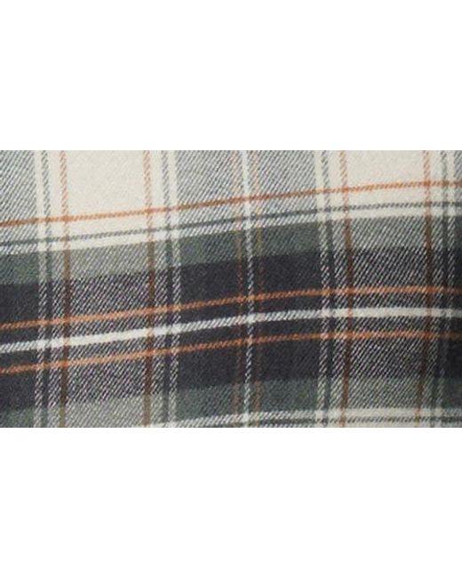 Joe's Jeans Gray Oliver Plaid Flannel Button-Up Shirt for men