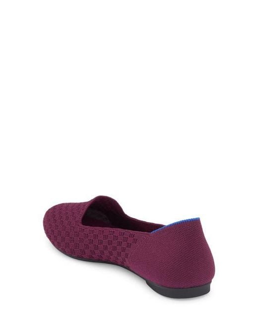 Rothy's Purple Lounge Knit Flat