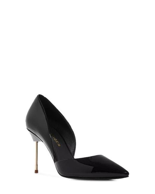 Kurt Geiger Black Bond 90 D'Orsay Pump