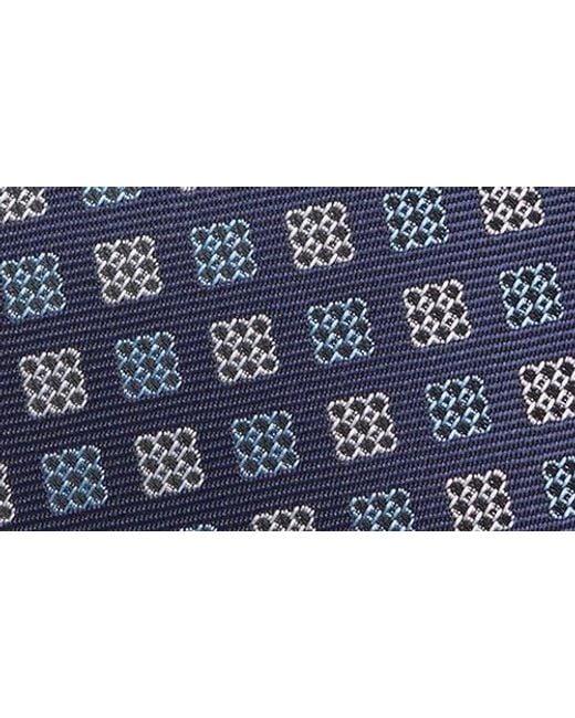 Tom Baine Blue Box Grid Tie for men