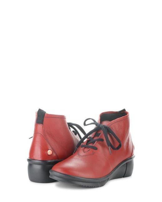 Softinos Red Wedge Bootie