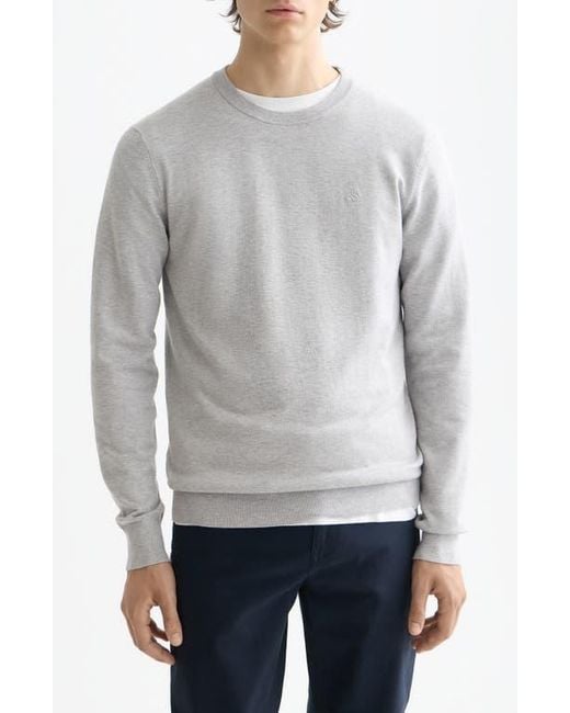 Scotch & Soda Gray Core Crewneck Pullover for men